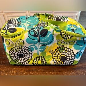 Vera Bradley Insulated Cooler Tote Bag in the RETIRED PATTERN “Limes Up” 2011-12